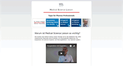 Desktop Screenshot of medical-science-liaison.com